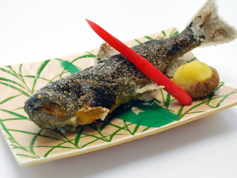 岩魚の塩焼き